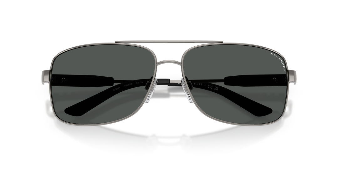 Burberry BE3074 100387 Gris Plomo / Gris vista 6