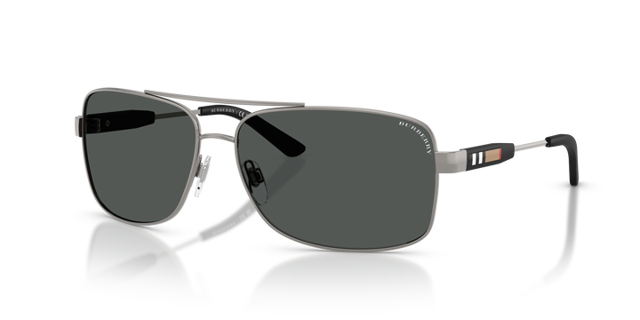 Burberry BE3074 100387 Gris Plomo / Gris vista 2