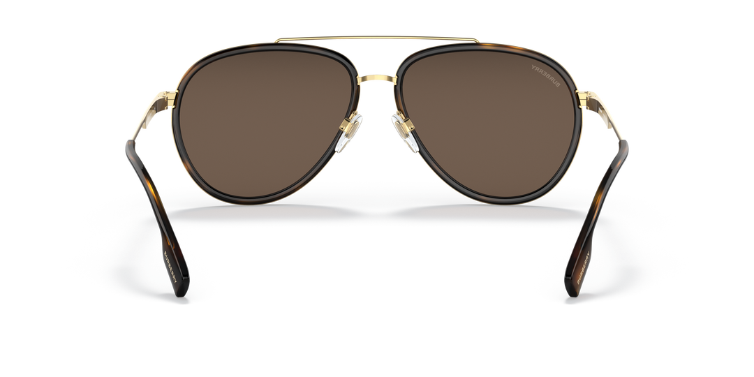 Burberry BE3125 101773 Dorado / Marrón oscuro vista 4