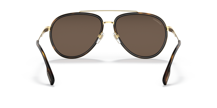 Burberry BE3125 101773 Dorado / Marrón oscuro vista 4