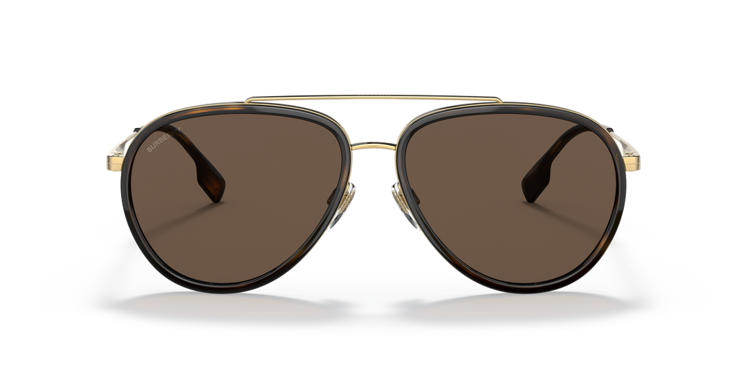 Burberry BE3125 101773 Dorado / Marrón oscuro vista 5