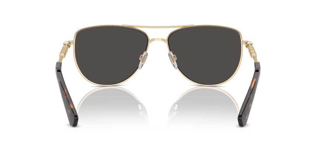 Burberry BE3149 110987 Dorado claro / Gris oscuro vista 4