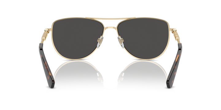 Burberry BE3149 110987 Dorado claro / Gris oscuro vista 4