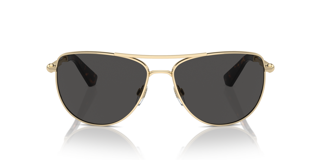 Burberry BE3149 110987 Dorado claro / Gris oscuro vista 5