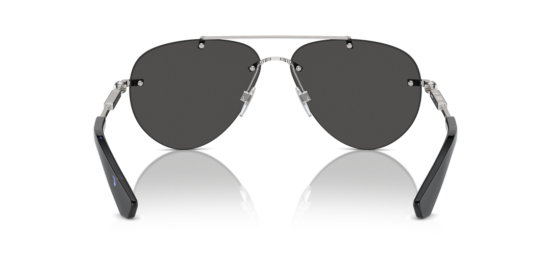 Burberry BE3151 100587 Plateado / Gris oscuro vista 4