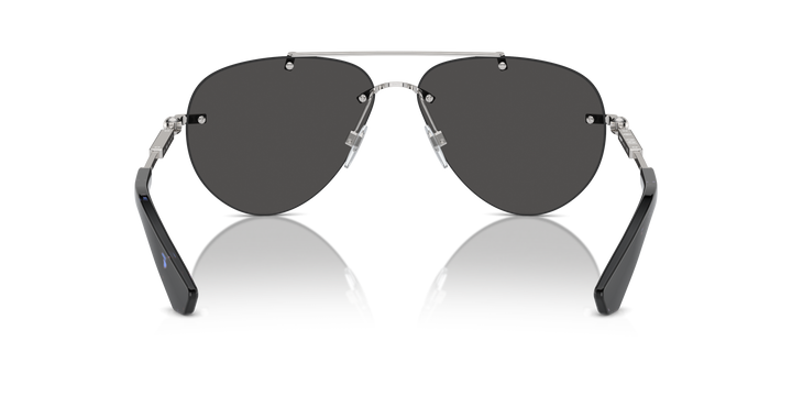 Burberry BE3151 100587 Plateado / Gris oscuro vista 4