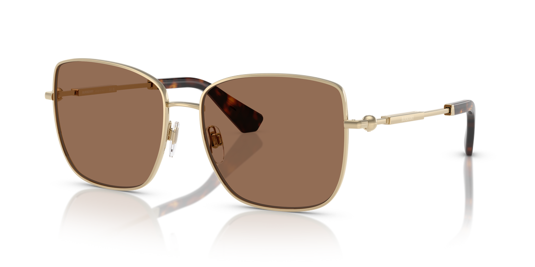 Burberry BE3158 110973 Dorado claro / Marrón oscuro vista 2