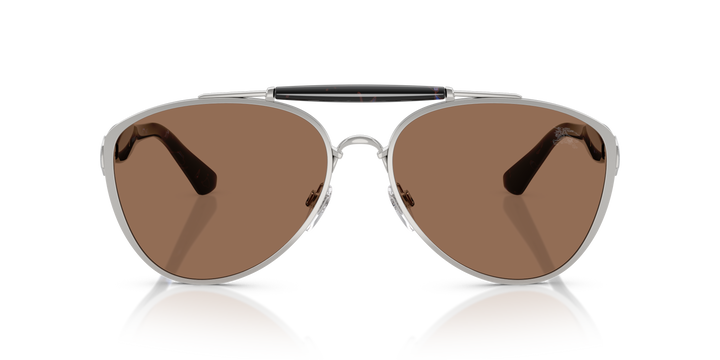 Burberry BE3160 100573 Plateado / Marrón oscuro vista 5