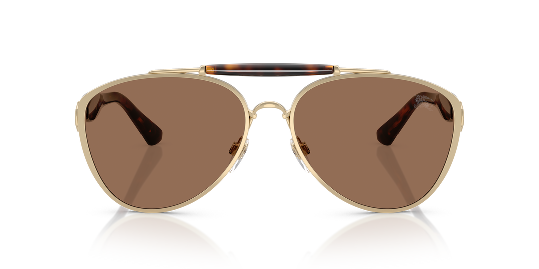Burberry BE3160 110973 Dorado claro / Marrón oscuro vista 5