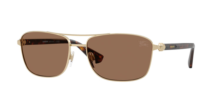 Burberry BE3163 110973 Dorado claro / Marrón oscuro vista 1