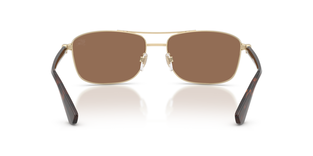Burberry BE3163 110973 Dorado claro / Marrón oscuro vista 4