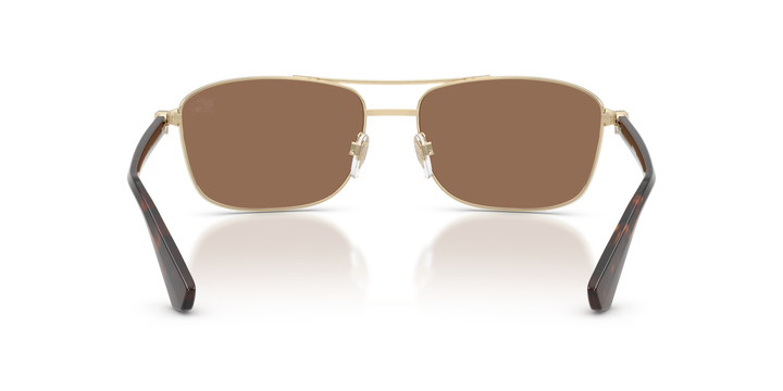 Burberry BE3163 110973 Dorado claro / Marrón oscuro vista 4