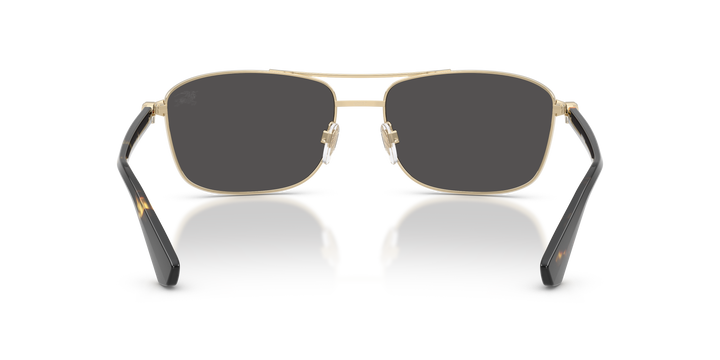 Burberry BE3163 110987 Dorado claro / Gris oscuro vista 4