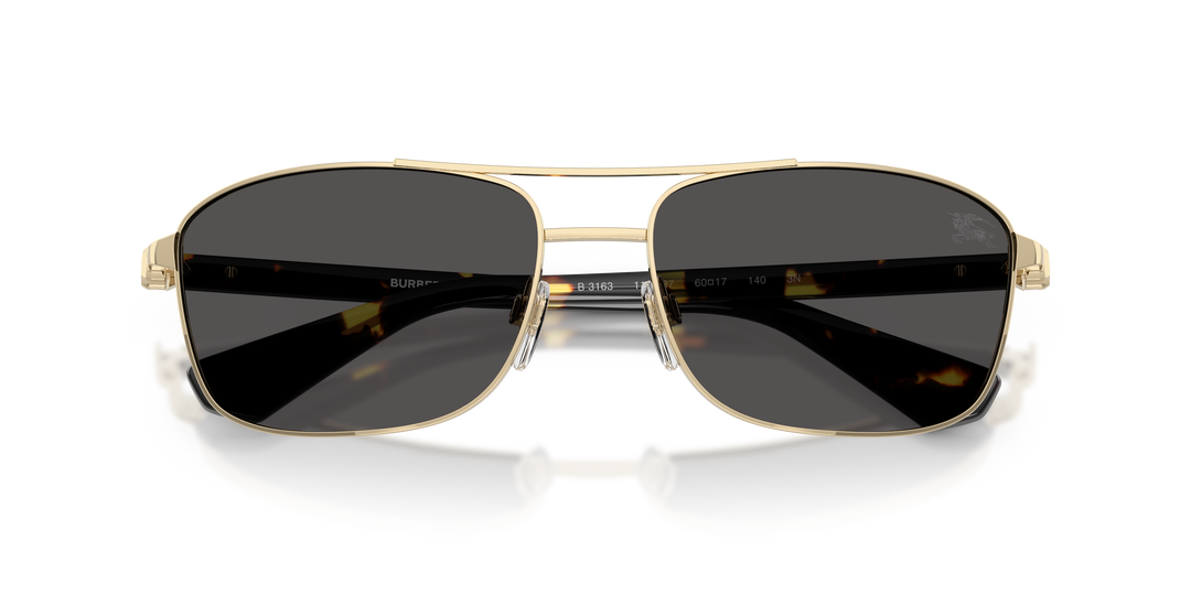 Burberry BE3163 110987 Dorado claro / Gris oscuro vista 6