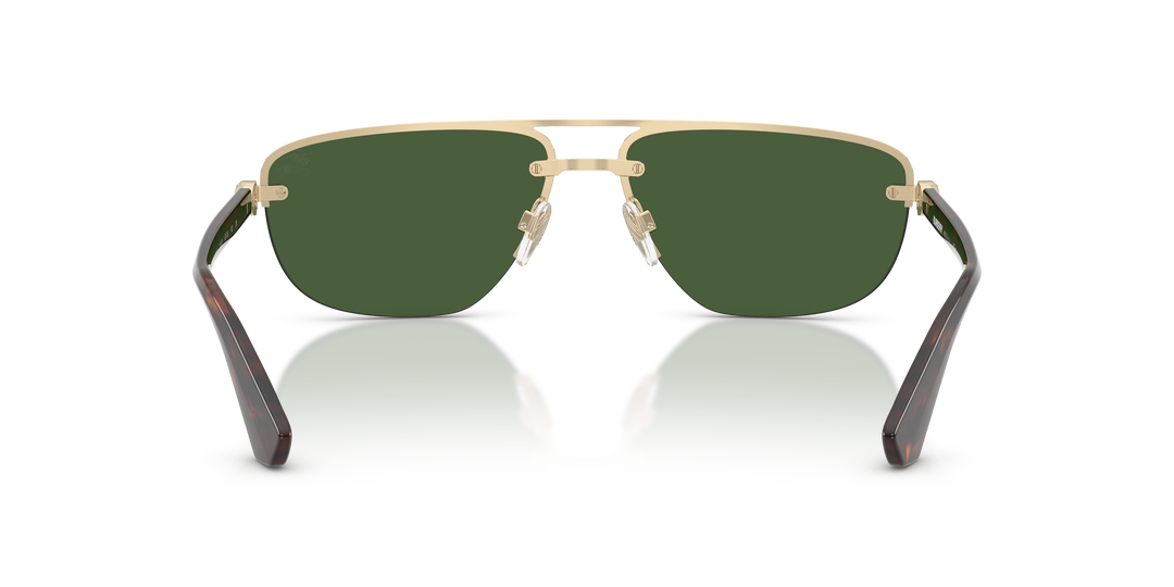 Burberry BE3164 110971 Dorado claro / Verde oscuro vista 4