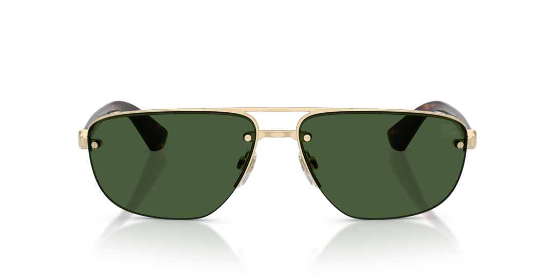 Burberry BE3164 110971 Dorado claro / Verde oscuro vista 5