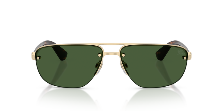 Burberry BE3164 110971 Dorado claro / Verde oscuro vista 5