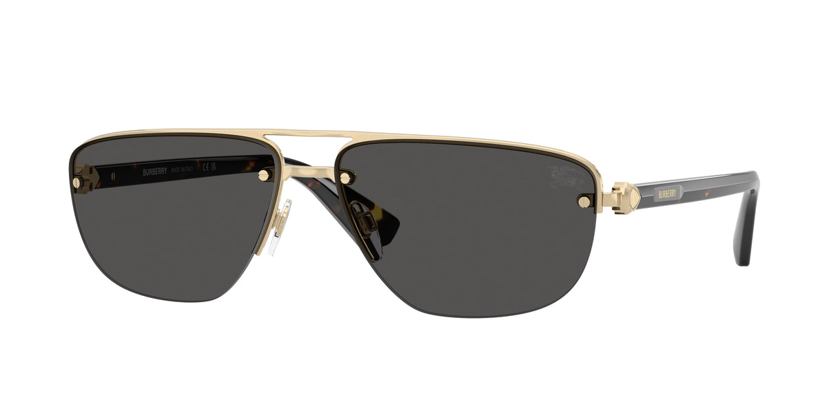 BURBERRY BE3164 · 62mm / Dorado claro / Gris oscuro