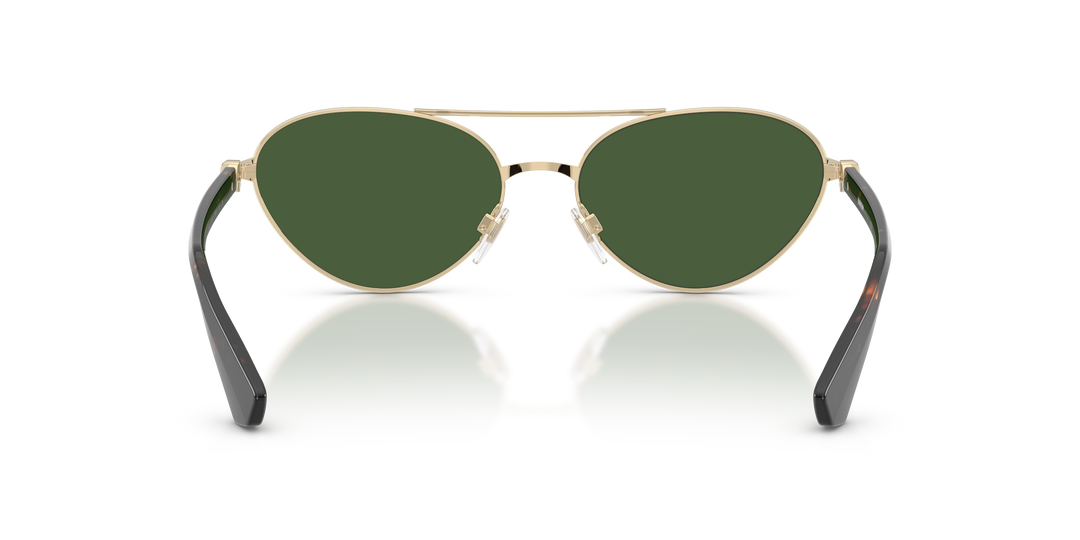 Burberry BE3165 110971 Dorado claro / Verde oscuro vista 4