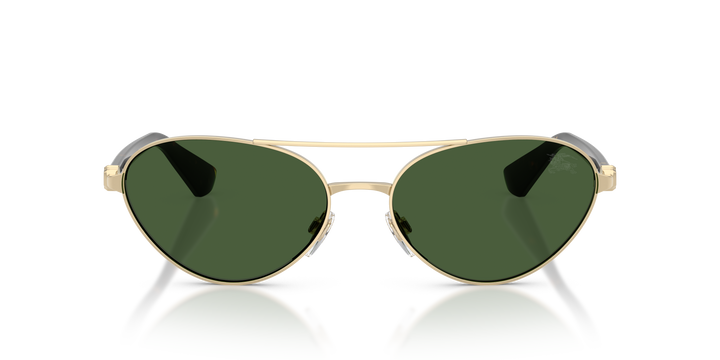 Burberry BE3165 110971 Dorado claro / Verde oscuro vista 5