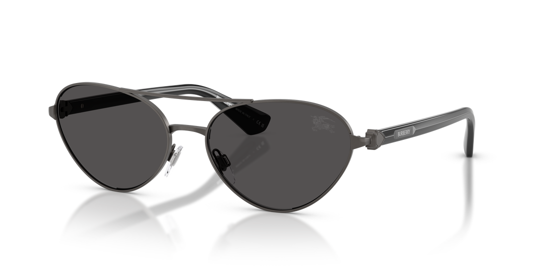 Burberry BE3165 131687 Gris mate / Gris oscuro vista 2