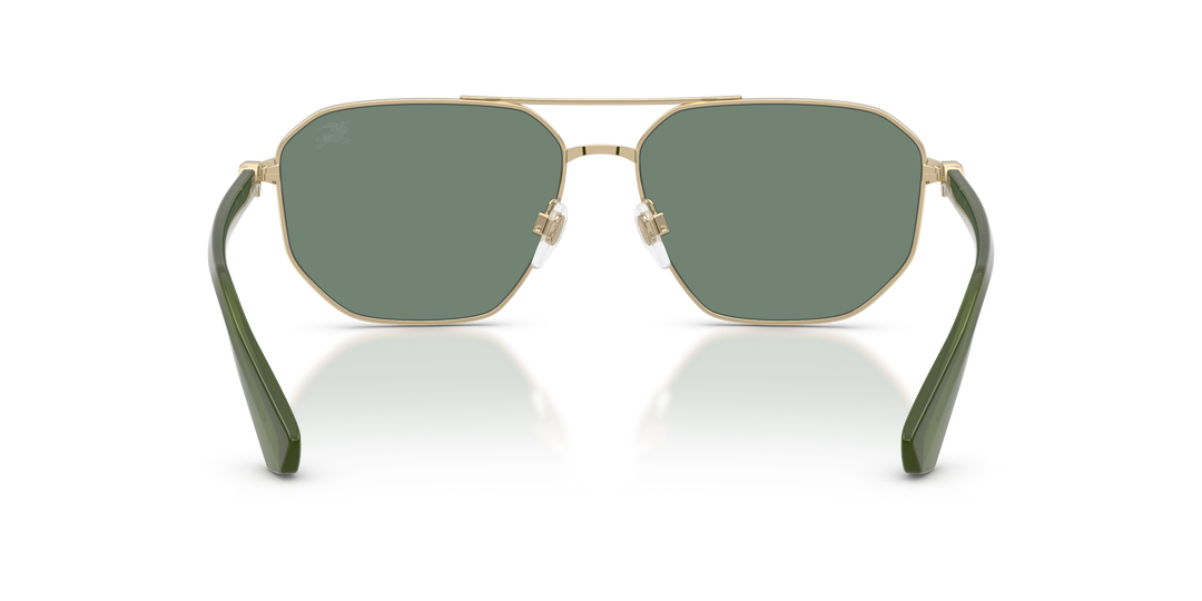 Burberry BE3166 110982 Dorado claro / Verde Petróleo Espejo Plateado vista 4