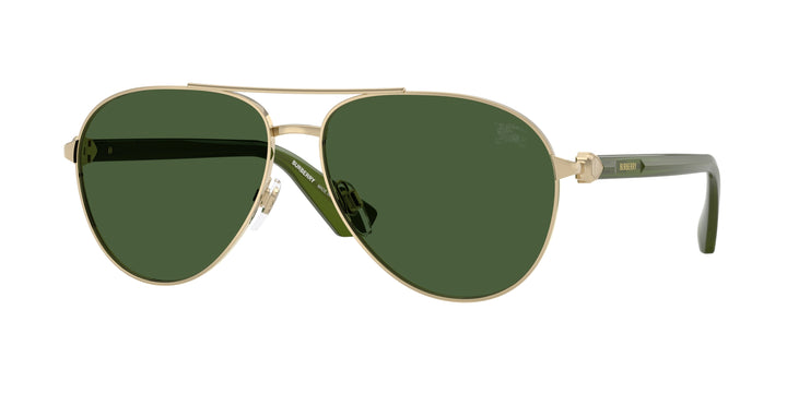 Burberry Be3167 110971 Dorado Claro / Verde Oscuro