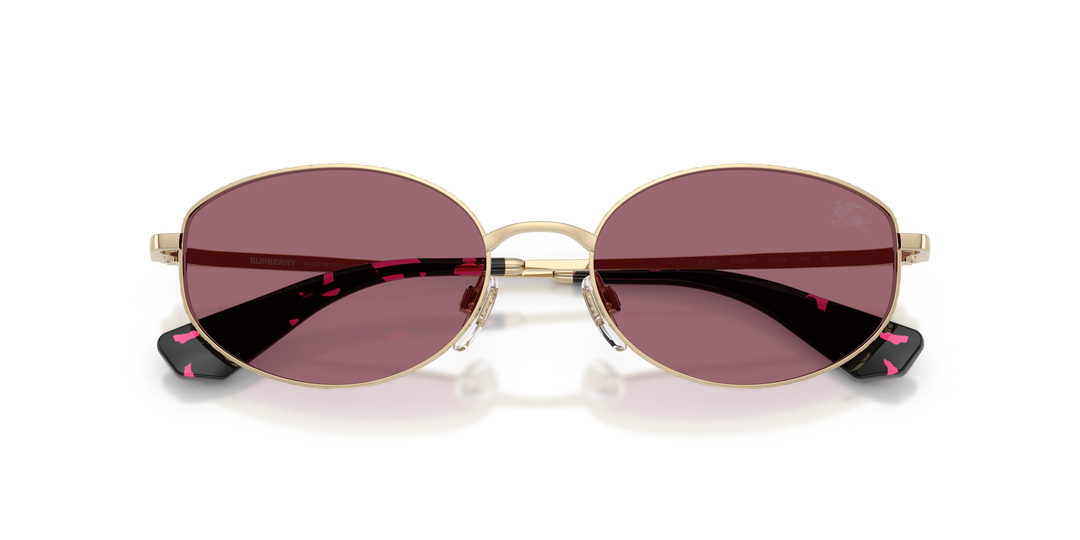 Burberry BE3169 11091A Dorado claro / Violeta vista 6