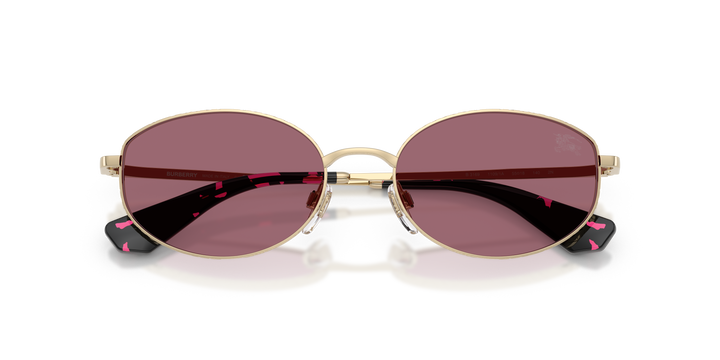 Burberry BE3169 11091A Dorado claro / Violeta vista 6