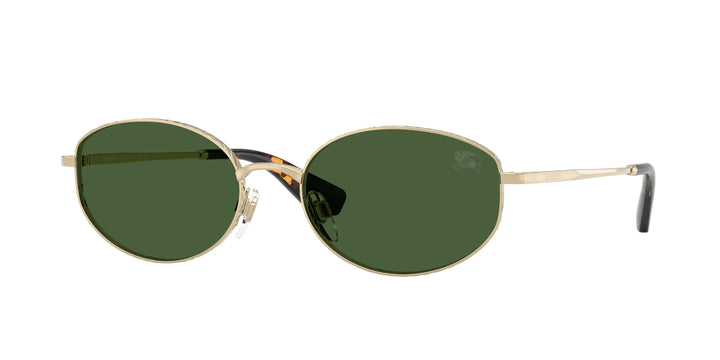 Burberry BE3169 110971 Dorado claro / Verde oscuro vista 1