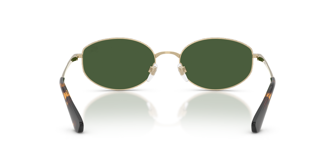 Burberry BE3169 110971 Dorado claro / Verde oscuro vista 4