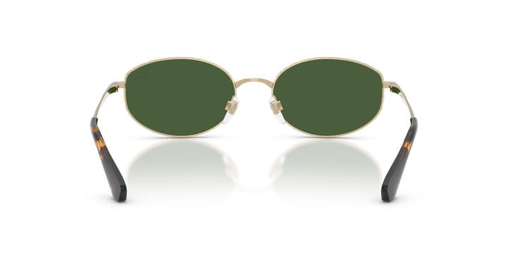 Burberry BE3169 110971 Dorado claro / Verde oscuro vista 4