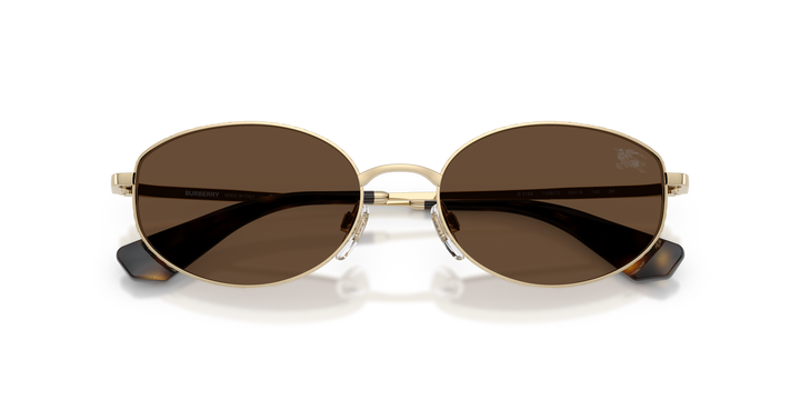 Burberry BE3169 110973 Dorado claro / Marrón oscuro vista 6