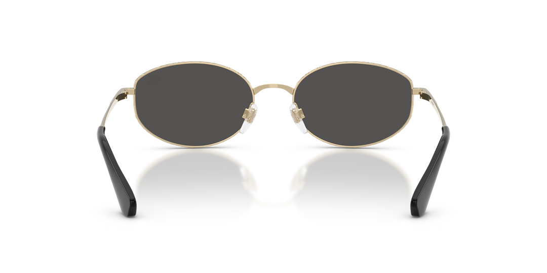 Burberry BE3169 110987 Dorado claro / Gris oscuro vista 4