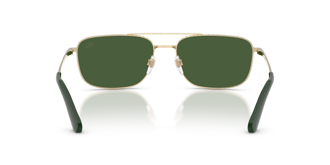Burberry BE3170 110971 Dorado claro / Verde oscuro vista 4