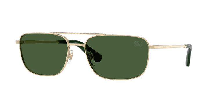 Burberry BE3170 110971 Dorado claro / Verde oscuro vista 1