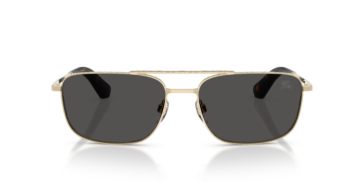 Burberry BE3170 110987 Dorado claro / Gris oscuro vista 5