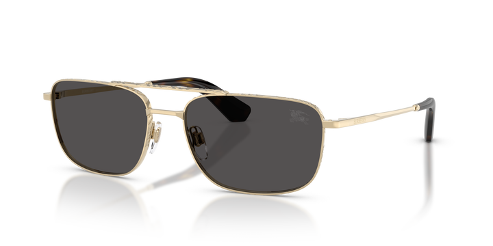 Burberry BE3170 110987 Dorado claro / Gris oscuro vista 2