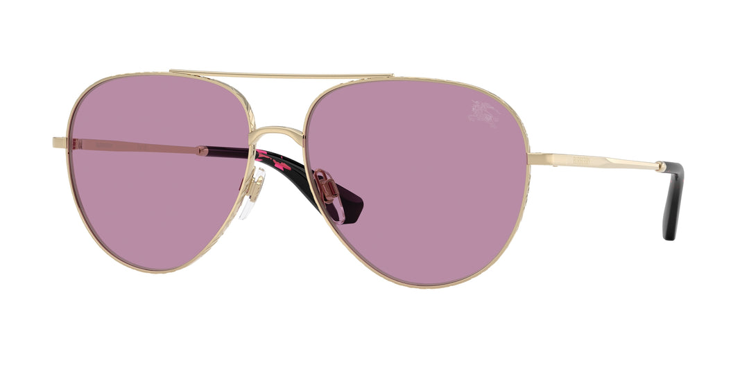 Burberry BE3172 110969 Dorado claro / Violeta oscuro vista 1