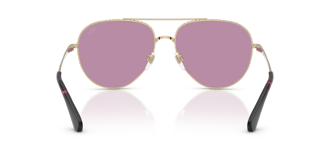 Burberry BE3172 110969 Dorado claro / Violeta oscuro vista 4