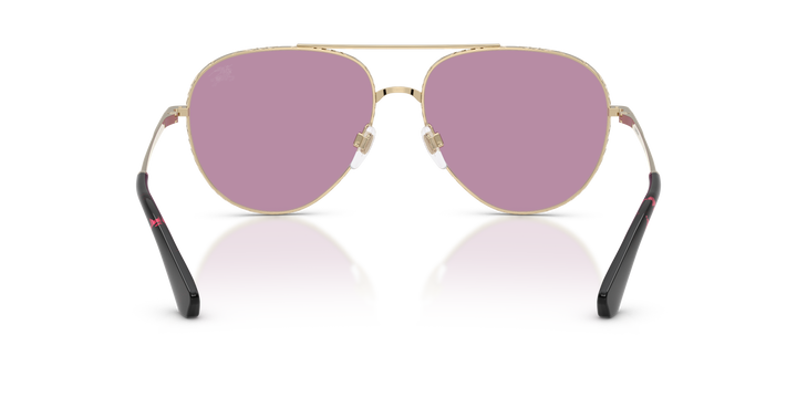 Burberry BE3172 110969 Dorado claro / Violeta oscuro vista 4