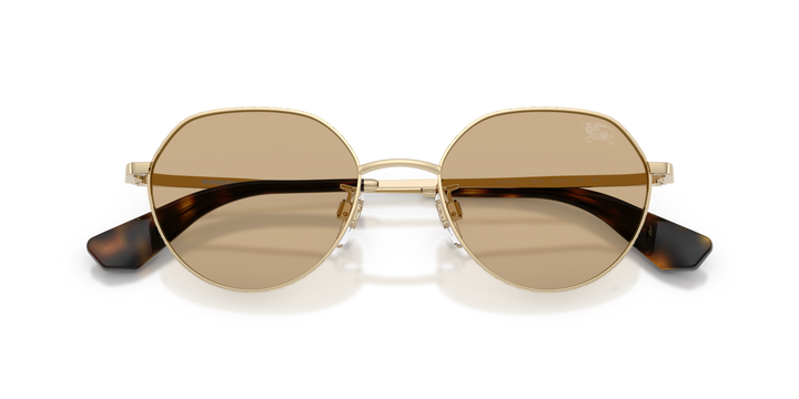 Burberry BE3173D 110973 Dorado claro / Marrón oscuro vista 6