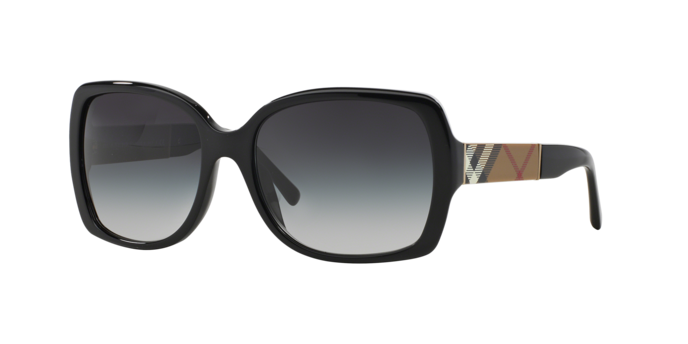 Burberry BE4160 34338G Negro / Gris degradé vista 2