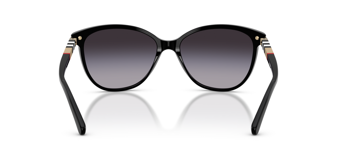 Burberry BE4216 30018G Negro / Gris degradé vista 4