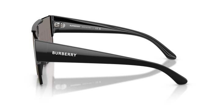 Burberry BE4291 3001/G Negro / Gris Burberry Plateado/Dorado vista 3