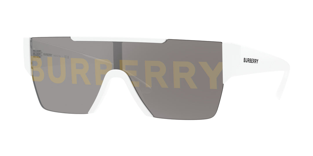 Burberry BE4291 3007/H Blanco / Gris Espejo Plateado Burberry/Dorado vista 1