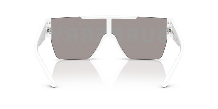 Burberry BE4291 3007/H Blanco / Gris Espejo Plateado Burberry/Dorado vista 4