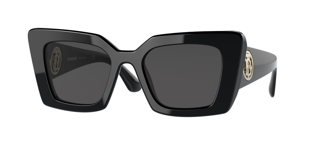 Burberry BE4344 300187 Negro / Gris oscuro vista 1