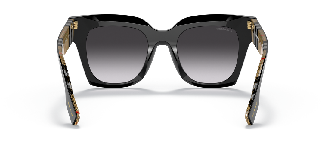 Burberry BE4364 39428G Negro / Gris degradé vista 4