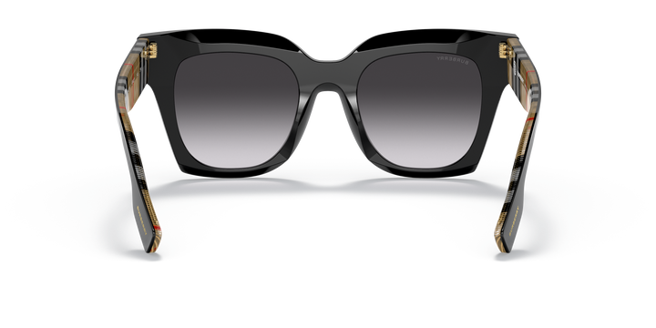 Burberry BE4364 39428G Negro / Gris degradé vista 4